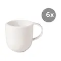 Becher mit Henkel NewMoon weiß 6-tlg. Villeroy & Boch