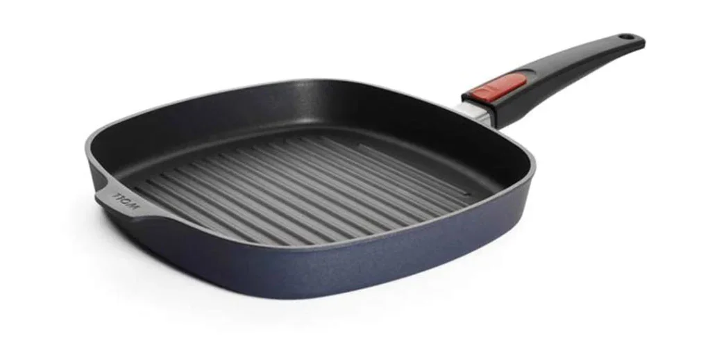 Guss-Steakpfanne 28x28 cm Diamond Lite schwarz