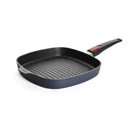 Guss-Steakpfanne 28x28 cm Diamond Lite schwarz Woll