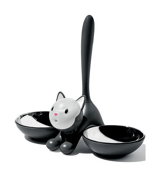 Katzennapf schwarz Tigrito