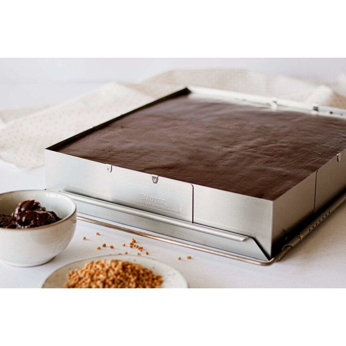 Städter Backrand verstellbar Edelstahl 25-50 x 22-41 cm H. 7 cm ...