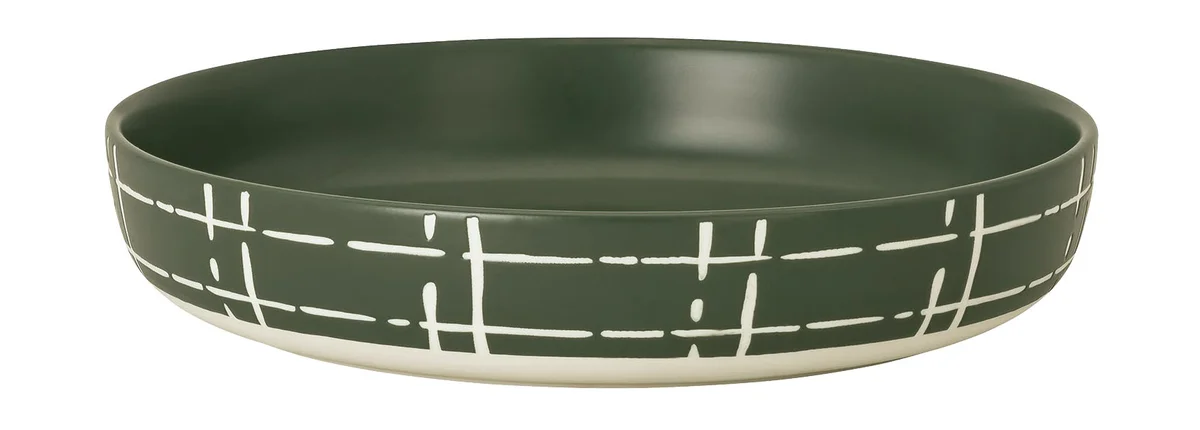 Gourmetteller tief 21 cm Fun Karo dark