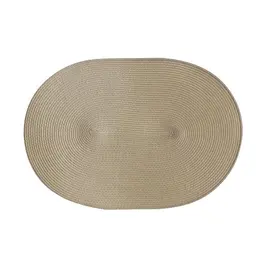 45x31cm Tischset oval natur          abwaschbar Continenta