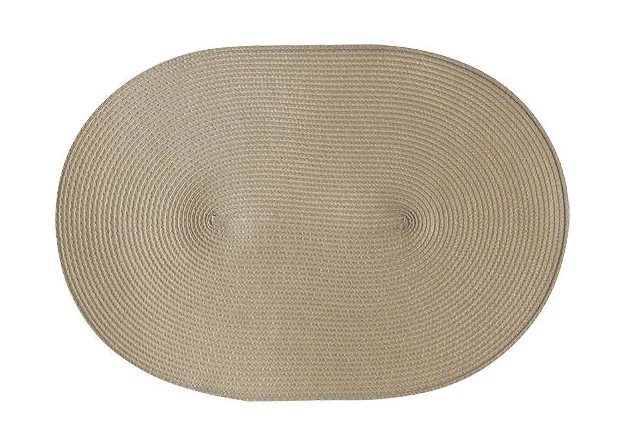 45x31cm Tischset oval natur abwaschbar