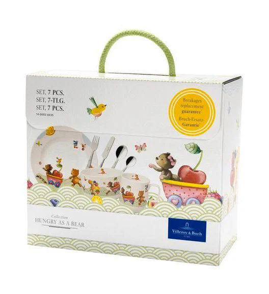 Set 7tlg. Kindergeschirr Hungry as a Bear