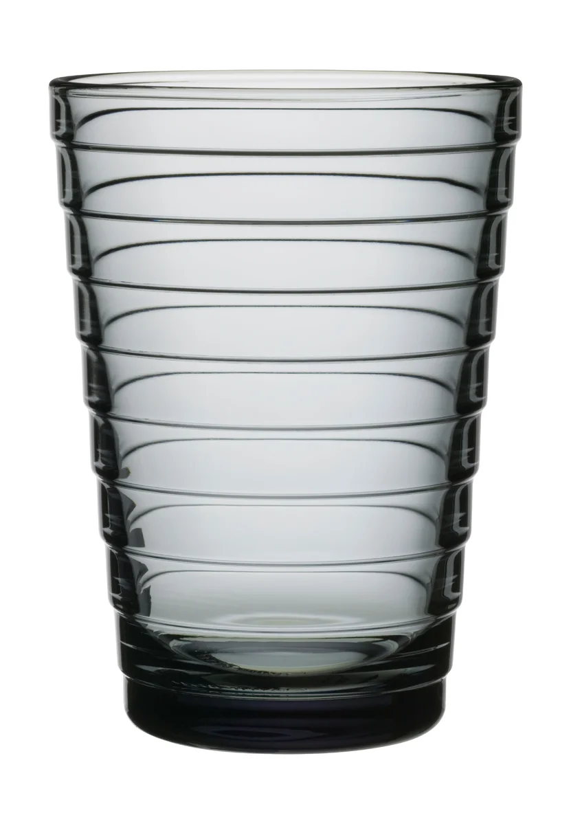 Glas 2er-Set 0,33 l Aino Aalto Grau