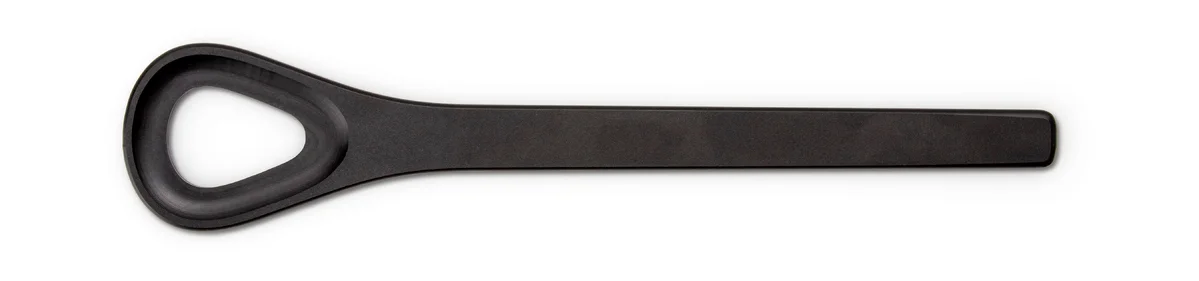 Kochlöffel mit Loch 31,5 cm Duracore schwarz