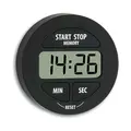 Timer mit Stoppuhr 6 cm schwarz TFA Dostmann