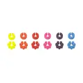 12er Set Glasmarker Fancy Rings 100% Platin-Silikon Lurch