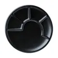 Fondue-Teller 23 cm schwarz Spring