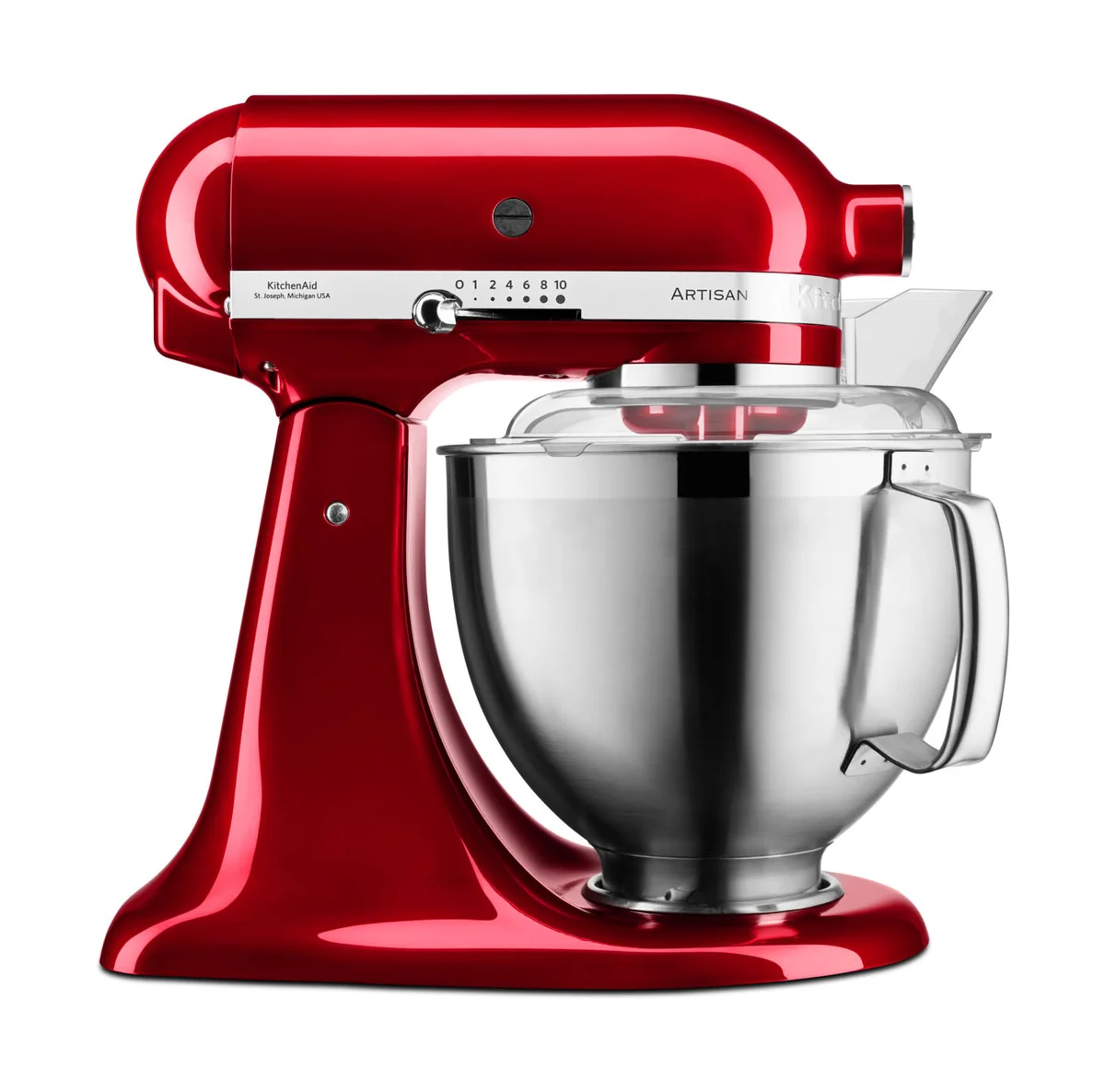 Küchenmaschine 4,8 l 300 W Artisan Premium Liebesapfelrot