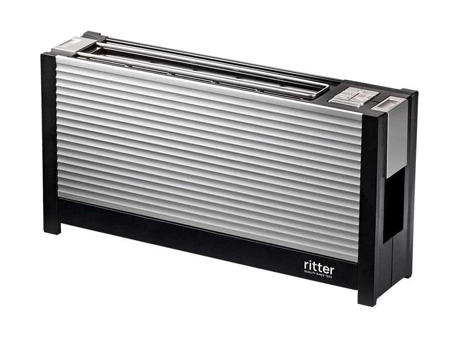 Toaster 1000 W 39x20x9 cm volcano³ grau