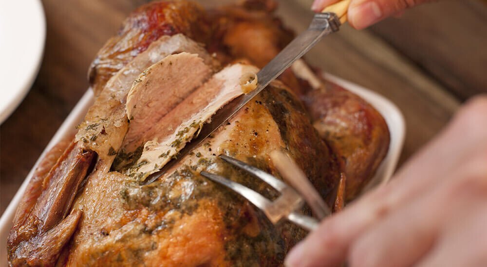 Messer zum Fleisch zerlegen