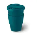 Coffee-to-go Becher 0,35 l Solid Color Petrol Dibbern