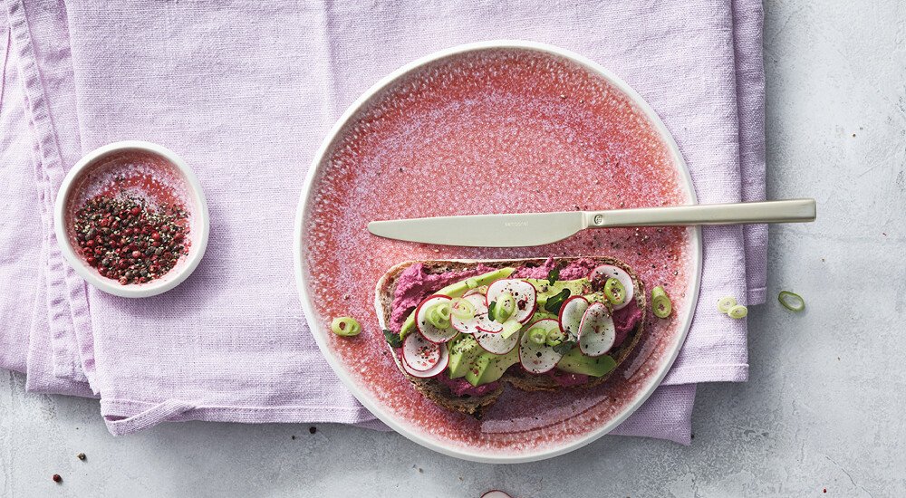 tischwelt Rosenthal Junto Rose Quartz Geschirr Porzellan rosa Tischgedeck Teller