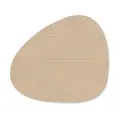 Glasuntersetzer 11x13 cm Curve Corduroy sand LINDDNA