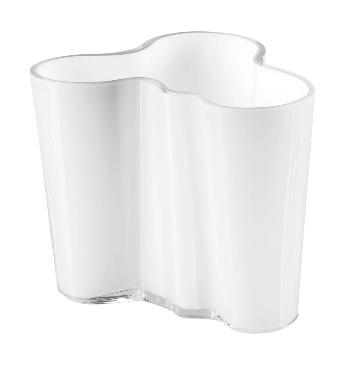 Vase 9,5 cm Alvar Aalto opalweiß