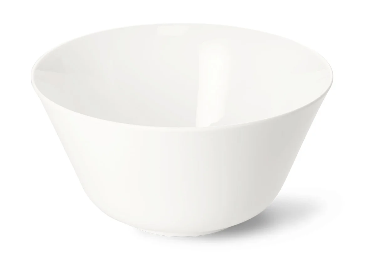 Schale 20 cm Fine Bone China Pure weiß