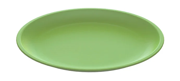 Natur-Design Teller 24 cm grün