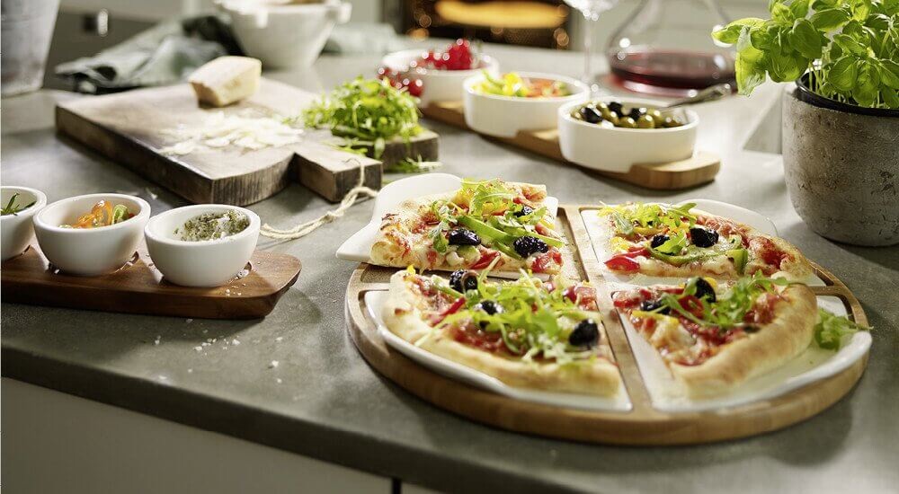 Pizzateller Holz