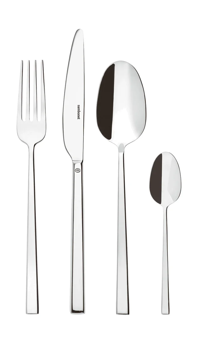 Besteck-Set 24-tlg. Rock Mirror Stahl