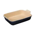 Auflaufform rechteckig 24x32cm schwarz glänzend Le Creuset