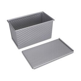 Toastbrotform mit Deckel 22x12x11 cm We love baking grau Städter