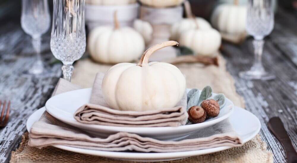Herbstgeschirr Set