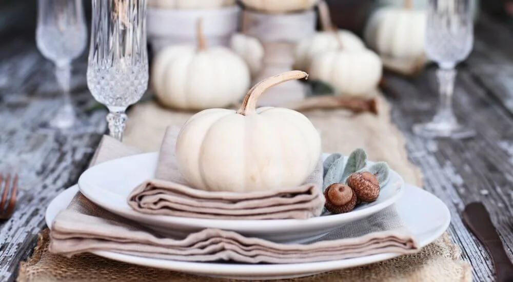 Herbstgeschirr Set