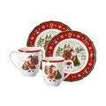 Geschirr-Set 4-tlg. Happy Wintertime Red Hutschenreuther