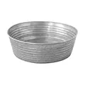 Metallbox 30 cm grau Eulenschnitt
