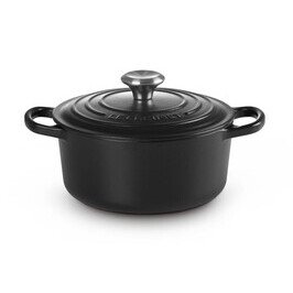 Bräter m.D. rund 20 cm Guss Signature schwarz Le Creuset