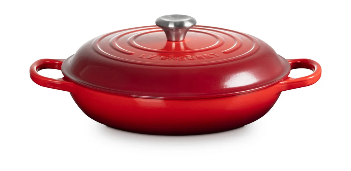 Gourmet-Profitopf mit Deckel 30 cm Signature Kirschrot