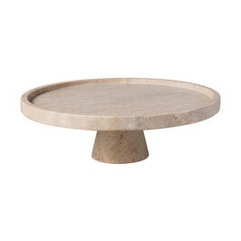 Servierschale mit Fuß 28 cm Manufacture Travertine Villeroy & Boch