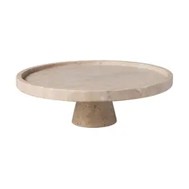 Servierschale mit Fuß 28 cm Manufacture Travertine Villeroy & Boch