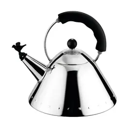 Wasserkessel m.Vogelflöte Michael Graves Black Edition Alessi