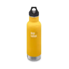Trinkflasche Classic gelb matt vakuumisoliert 592ml mit Loop Cap klean kanteen