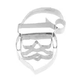 Präge-Ausstecher Cool Santa 6,5 cm edelstahl RBV Birkmann