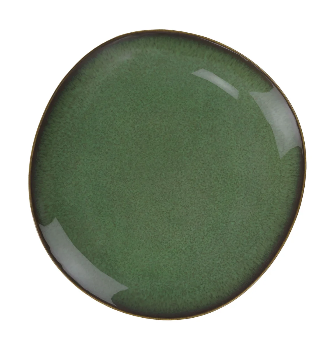 Brotteller 18x17 cm Lave vert