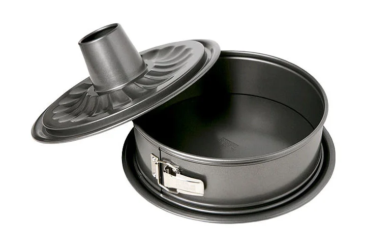 Springform mit zwei Böden 28 cm Easy Baking grau