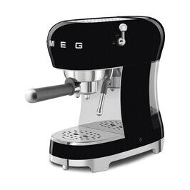 Espressomaschine ECF02BLEU 50’s Style schwarz Smeg