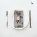 Leinen-Servietten 2er-Set Prints Flowers on natural Linen Tales