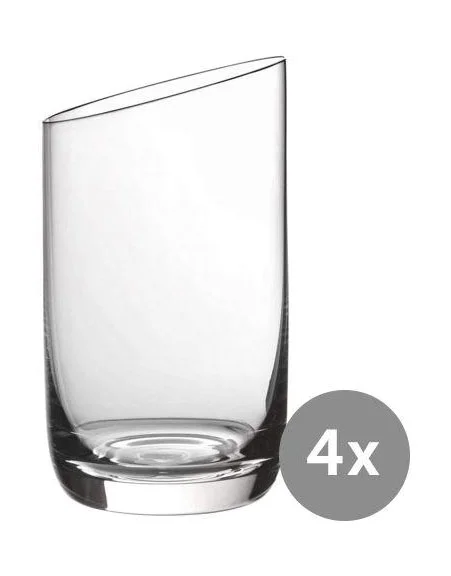 Wasserglas 4er-Set NewMoon klar