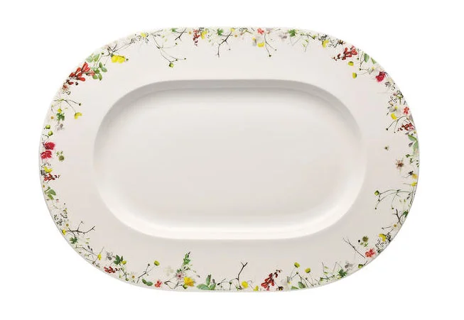 Platte 41 cm Brillance Fleurs Sauvages