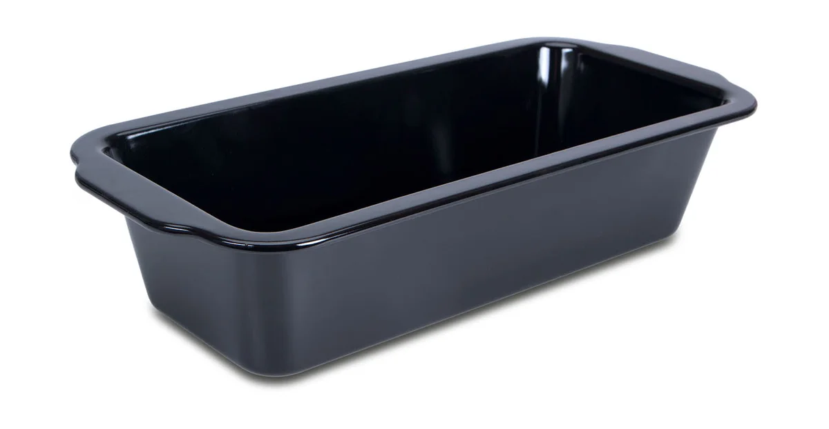 Brotbackform Emaille 30 cm We love baking Black Edition