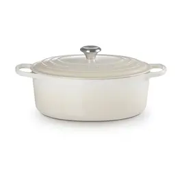 Bräter mit Deckel 33 cm Signature Meringue Le Creuset