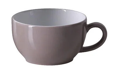 Kaffee/Tee-Tasse 0,25 l Solid Color Kiesel