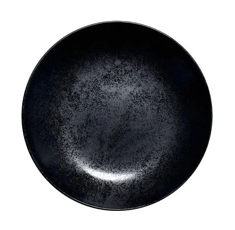 Teller tief coup 23 cm Fusion Karbon schwarz