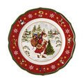 Teller 22 cm Happy Wintertime Red Hutschenreuther