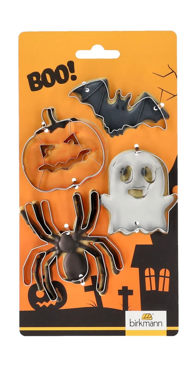 Ausstecher-Set Halloween 4-tlg. edelstahl